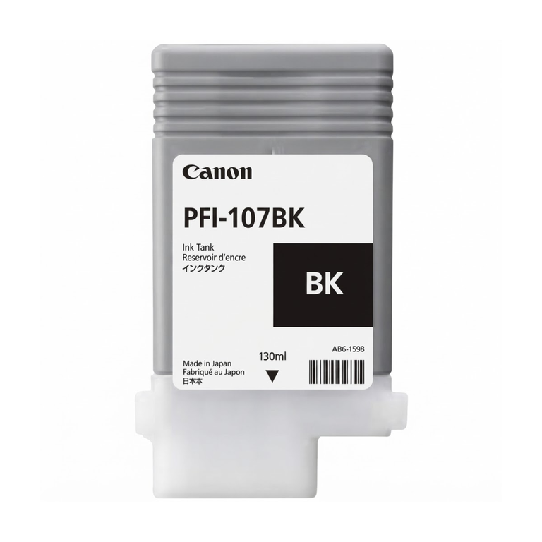 Canon Ink Tank Cartridge PFI-107MBK Matte Black